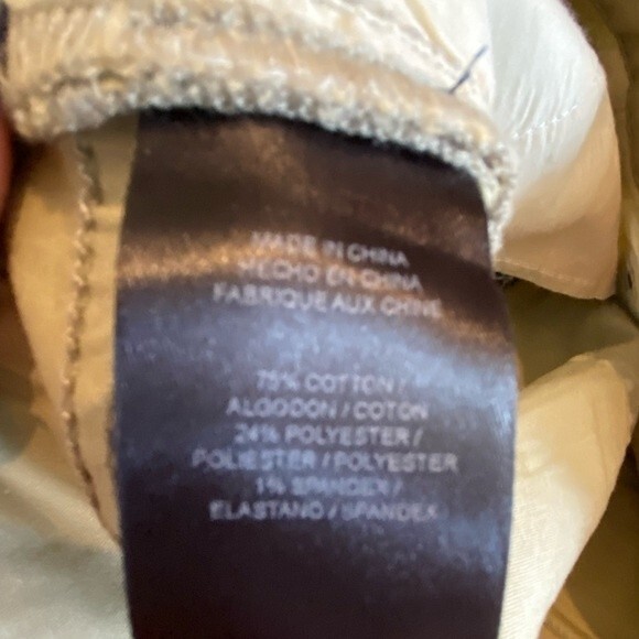 Boom boom jeans khaki pants, distressed look skinny zipper legs NWT size 5 - Picture 5 of 10